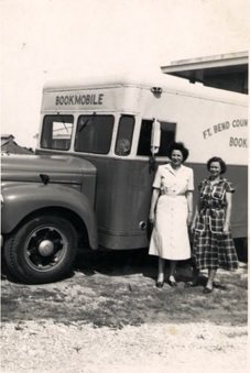 The Fort Bend County Library system began with this bookmobile.